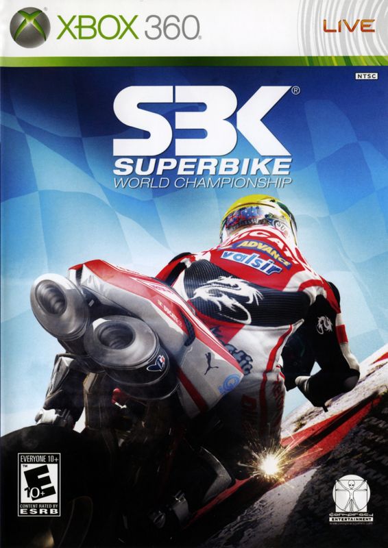 SBK 08: Superbike World Championship box art for Xbox 360
